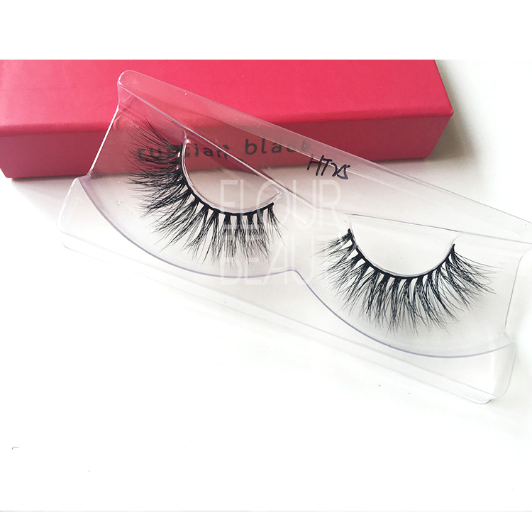 Pretty 3D mink fur eyelashes with magnetic eyelash box EA43